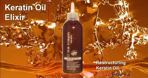 Tinh chất phục hồi tóc Inebrya Keratin Elixir Oil Ice Cream