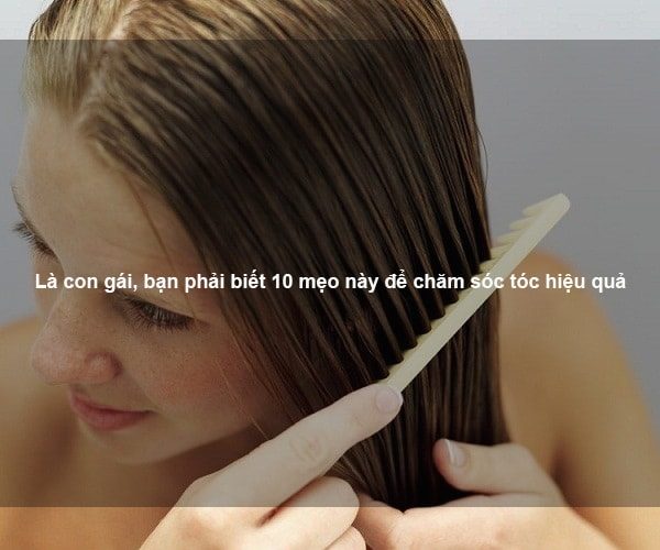 Là con gái, bạn phải biết 10 mẹo này để chăm sóc tóc hiệu quả